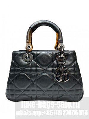 Christian Dior Small Lady 95.22 Bag Black