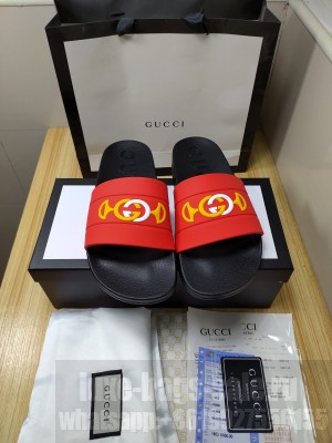 Gucci Unisex Rubber Flat Slide Sandals 018 2021 Collection