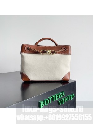 Bottega Veneta Small Andiamo Bag 766014 brown& canvas