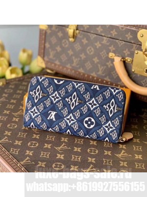 Louis Vuitton Since 1854 Zippy Wallet M80212 Blue 2021 Collection
