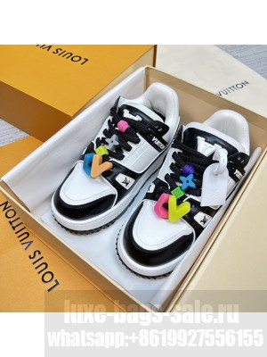 Louis Vuitton Unisex LV Trainer Maxi Black/White Sneaker