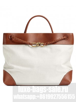 Bottega Veneta Large Andiamo Coffee