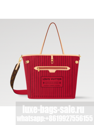 Louis Vuitton REVERSIBLE - EARLY ACCESS Neverfull Bandouliere Inside Out MM M12096 red