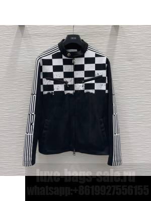 Dior Check Jacket and Skirt Set Black 2025