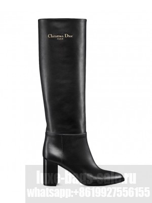 Christian Dior Women's D-Town Heeled Boot Black