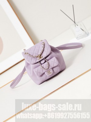 Chanel SMALL BACKPACK AS2908 Fuchsia