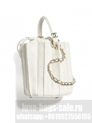 Chanel Mini Bucket Bag AS5486 Cream