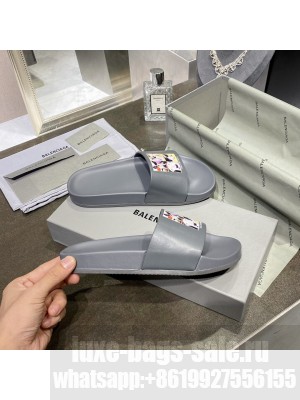 Balenciaga Unisex Pool Slide Sandal 2021 Collection 029