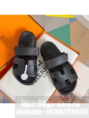 Hermes Unisex Chypre Flat Sandals 018