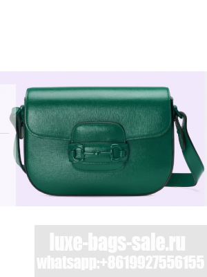 Gucci Horsebit 1955 small shoulder bag 726226 Green