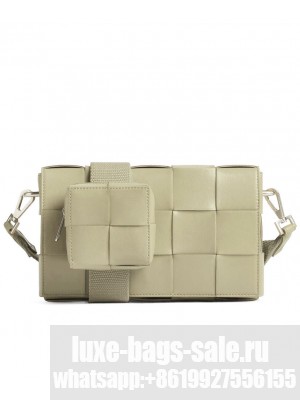 Bottega Veneta Cassette With Versatile Strap Khaki