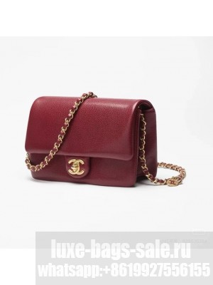 Chanel FLAP BAG AS5186 Burgundy