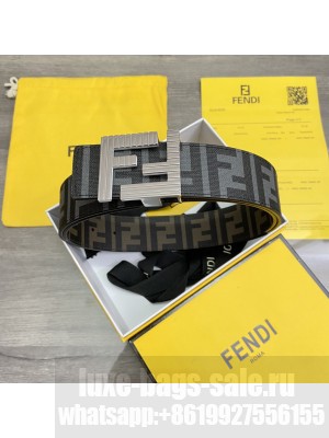 Fendi 38mm Eversible Belt FF buckle with stud closure 2021 Collection 30