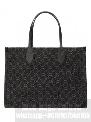 Gucci Ophidia GG Large Tote Bag 772184 Black