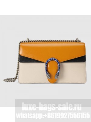 Gucci Dionysus small shoulder bag 400249 Burnt orange and white