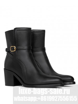 Celine Women's Conde Jodhpur Boot In Calfskin Black