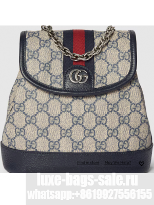 Gucci OPHIDIA MINI BACKPACK 795221 Blue