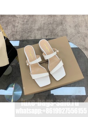 Gianvito Rossi soft glass and patent leather with sculptural heel 5.5CM Sandal 2021 Collection 06