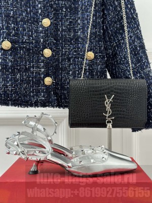 Valentino Rockstud Slingback Sandals 011