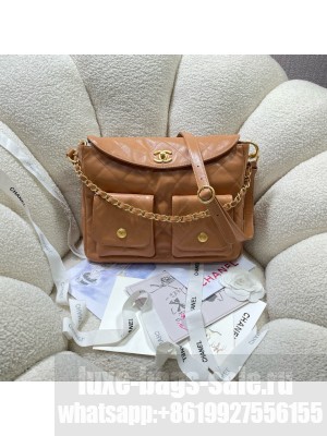 CHANEL MESSENGER BAG AS4668 brown