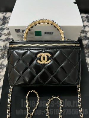 CHANEL CLUTCH WITH CHAIN AB3747 black