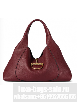 GUCCI SOFTBIT MAXI SHOULDER BAG 837466 Rosso Ancora red