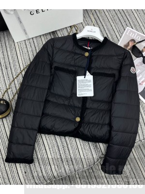 Moncler Women's Aristeo Short Down Jacket Black