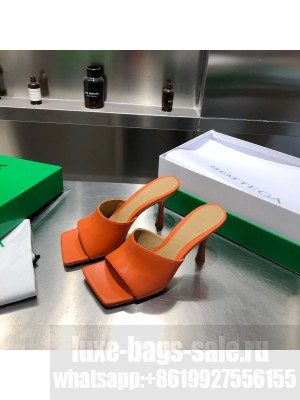 Bottega Venta Leather mules with a squared sole heel 9cm 2021 Collection 14
