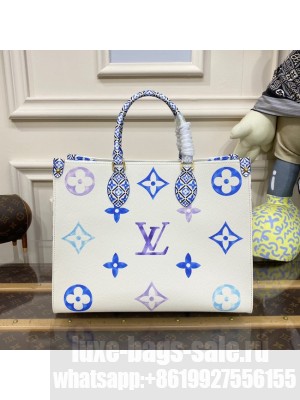 Louis Vuitton OnTheGo MM M22975 blue