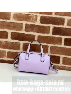 Gucci GG SUPER MINI TOP HANDLE BAG 790130 Purple