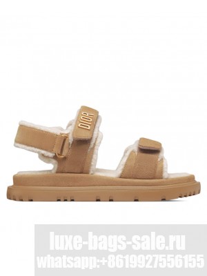 Christian Dior Women's Dioract Sandal Apricot