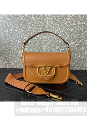 VALENTINO Alltime calfskin bag MZ098 brown