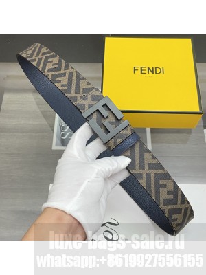 Fendi 38mm Eversible Belt FF buckle with stud closure 2021 Collection 023