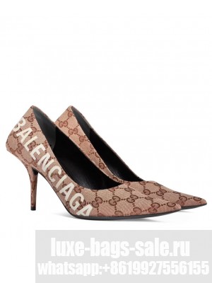 Gucci Women's The Hacker Project Square Knife Pump Apricot