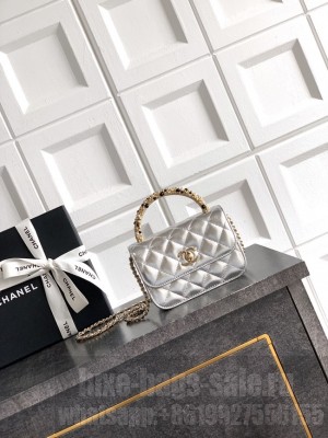 Chanel Clutch With Chain AP4975 silver