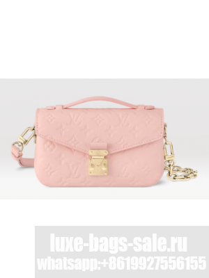 Louis Vuitton Pochette Metis East West M47045 Opal Pink