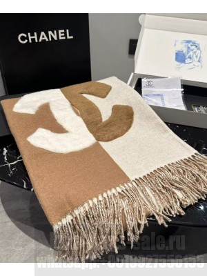 Chanel Women's Long Scarf Coffee