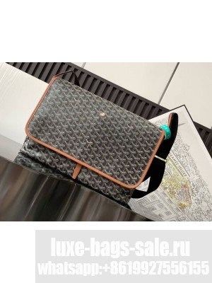 Goyard Capetien MM Messenger Bag Black & Tan
