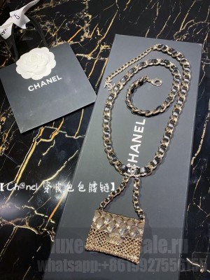 CHANEL Waist Chain Belt AB273