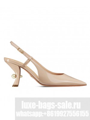Christian Dior Women's Tribales Slingback Pump Apricot