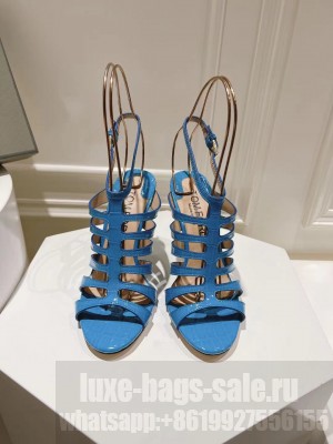 TOM STAMPED CROCODILE LEATHER CARINE SANDAL 04