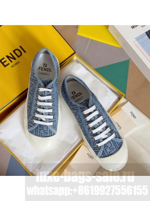 Fendi Domino FF fabric Unisex low-tops sneakers 01