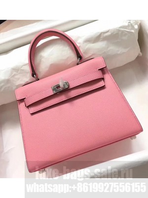 Hermes Kelly Mini 20 Original Epsom Handbag Pink