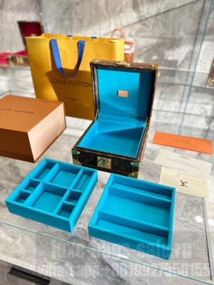 Louis Vuitton NICE JEWELRY CASE M44185 light blue