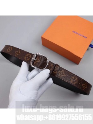 Louis Vuitton Monogram Canvas Belt 30mm with D Buckle 2019 Collection