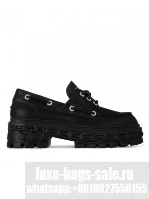 Louis Vuitton Women's LV Record Boat Shoe 1ADAJI Black