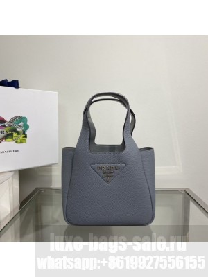 Prada Leather handbag 1BA349 iron gray