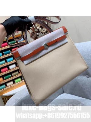 Hermes Herbag Zip 31 Bag in Original Quality Creamy