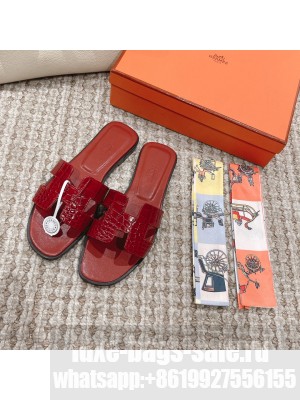 Hermes Oran Flat Slide Sandals 2023 Collection 050