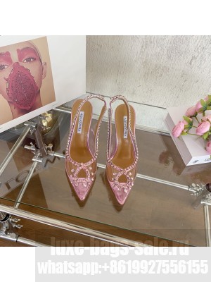Seduction Crystal Pump 105mm Pink  2022 Collection
